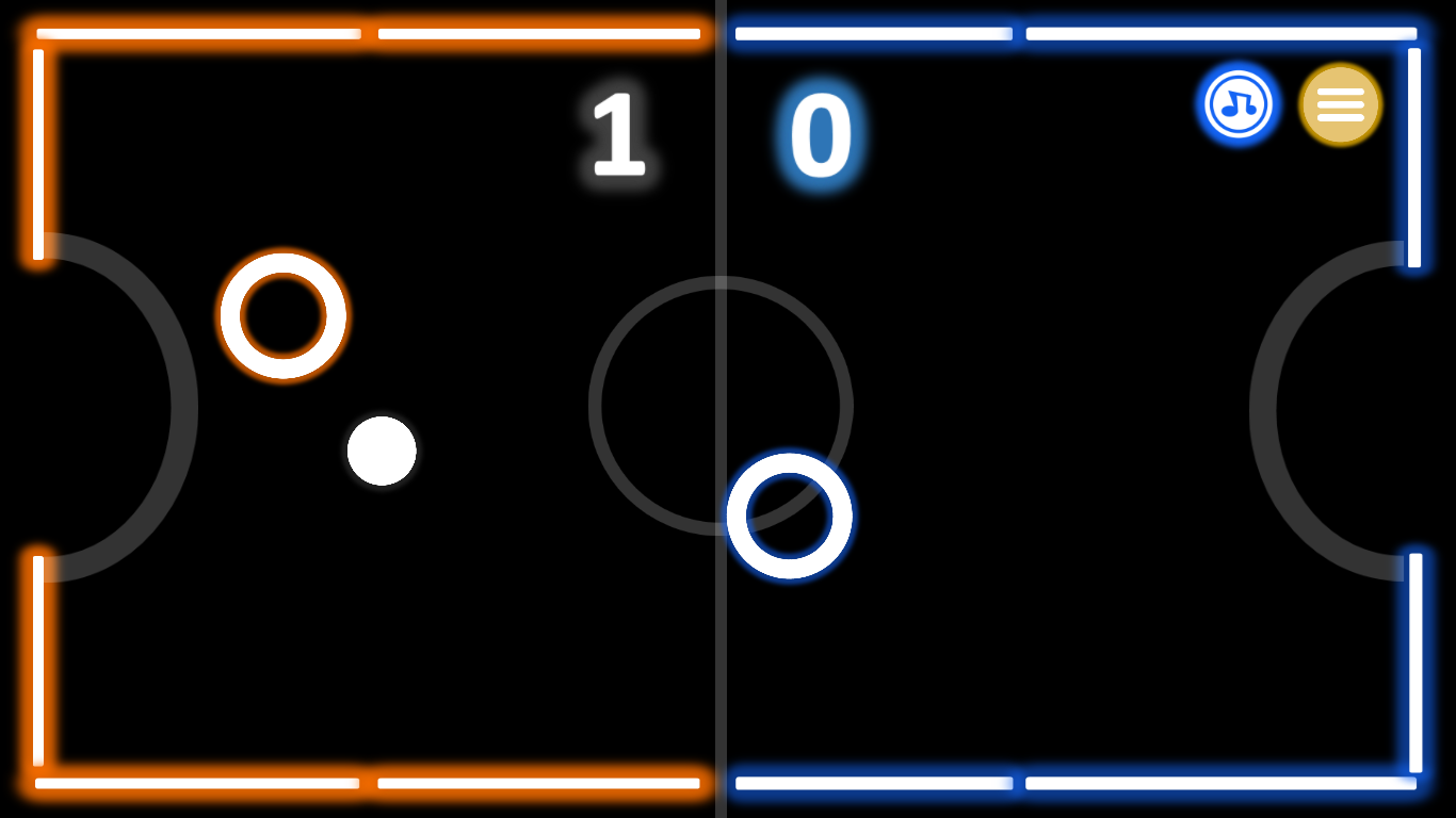 Neon Hockey Game Play