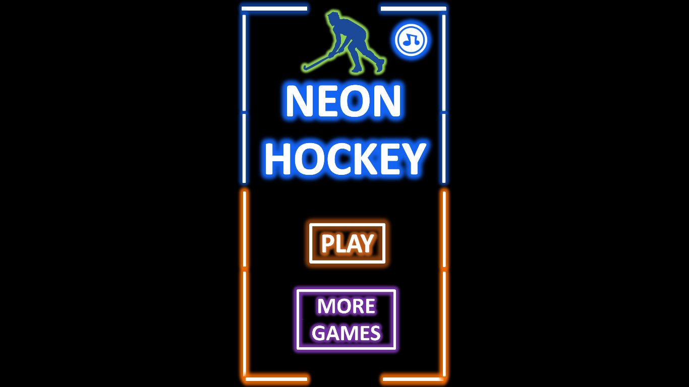 Neon Hockey Game