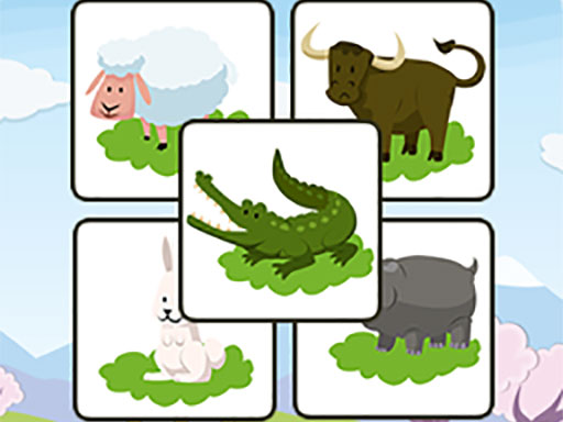 Animal Memory Game for Kids