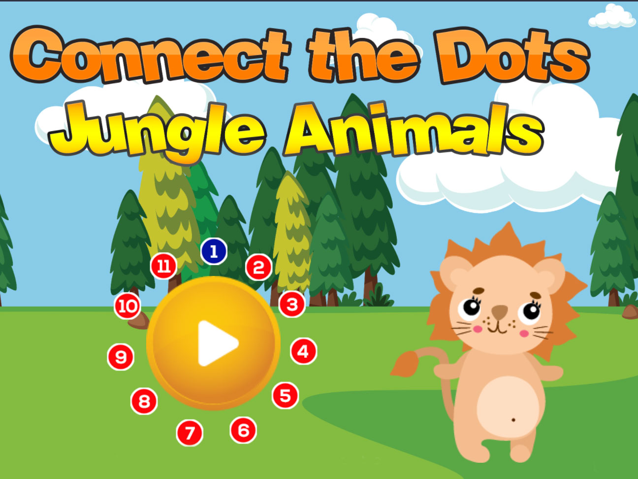Connect The Dots: Jungle Animals